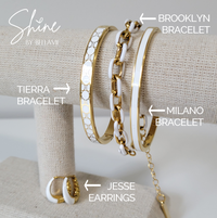Milano Enamel Hinged Bangle