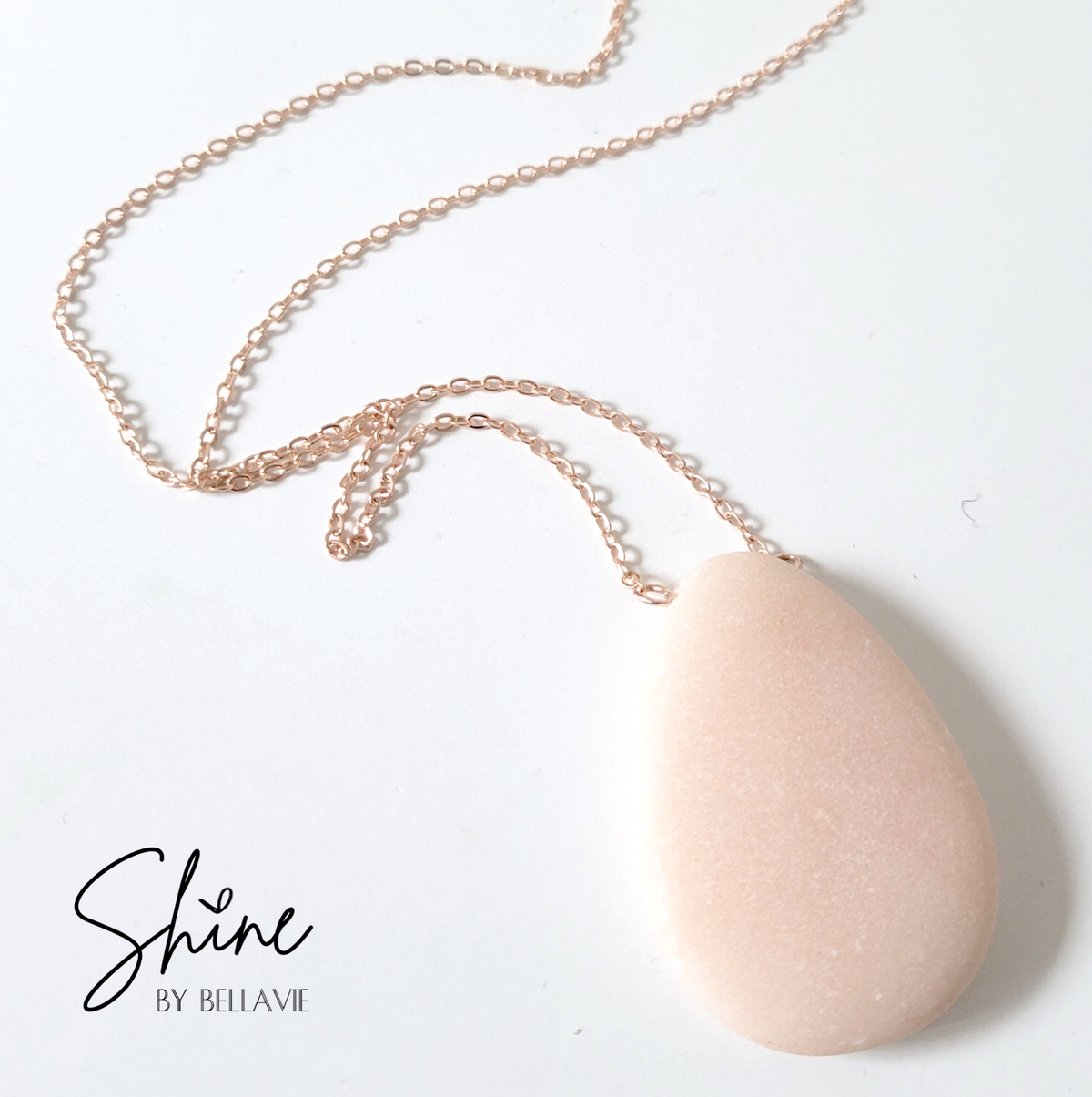 Canyon Frosted Stone Necklace