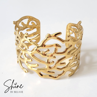 Ocean Coral Cuff Bracelet