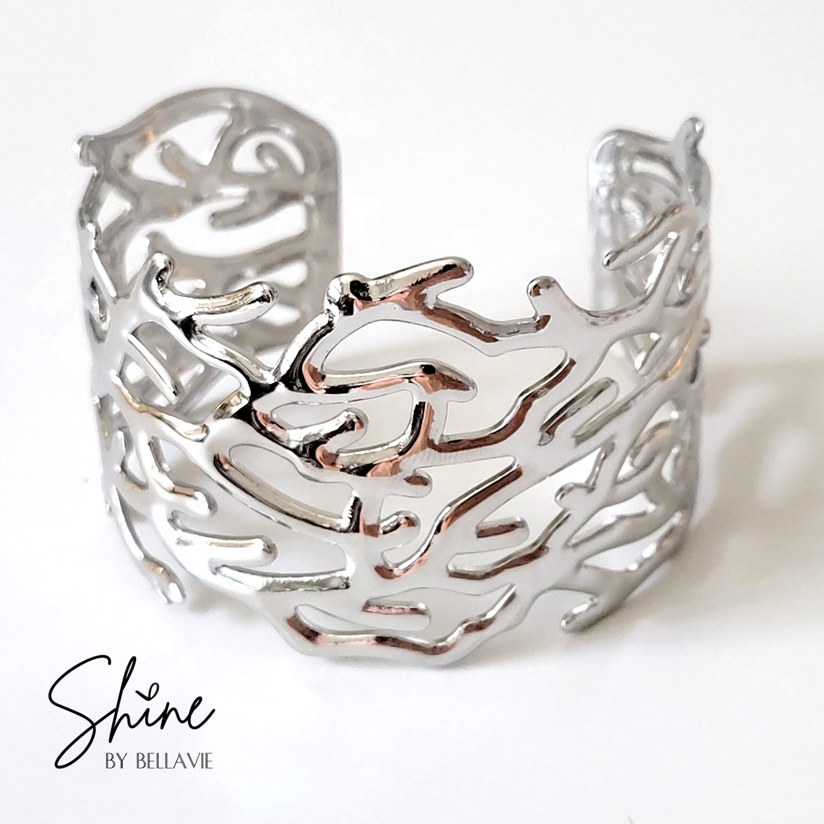 Ocean Coral Cuff Bracelet