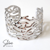 Ocean Coral Cuff Bracelet