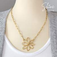 Daisy Flower Necklace