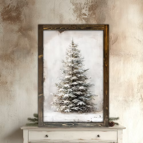 Silent Pine Canvas Print