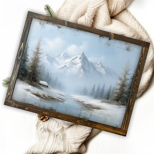 Frostlight Hollow Canvas Print