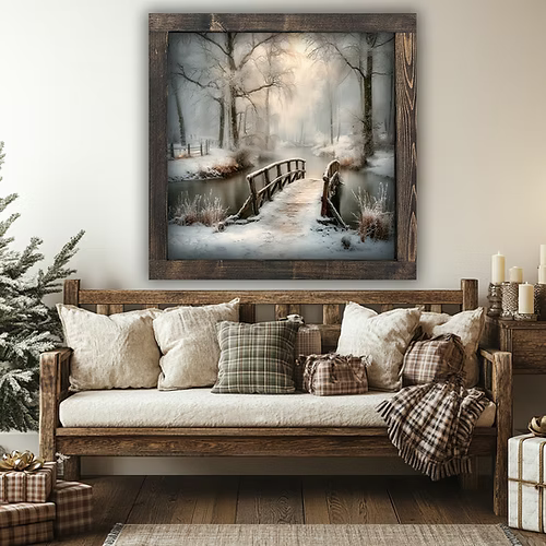 Frosted Passage Canvas Print