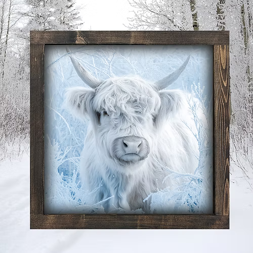 White Ember Canvas Print