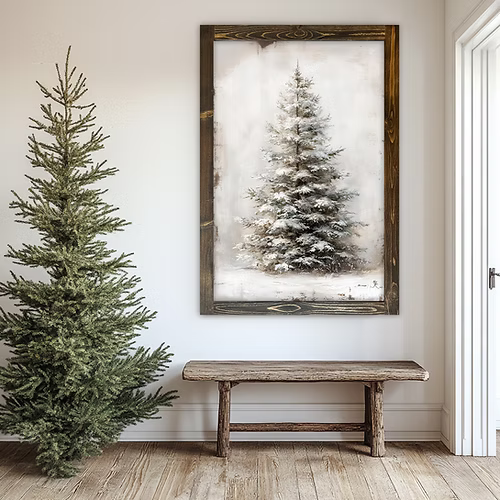 Silent Pine Canvas Print