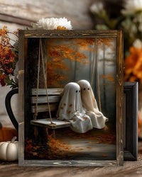 Leaf-Lingered Spirits Canvas Print