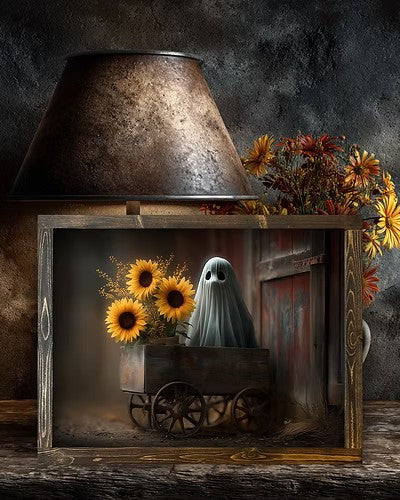 The Barnyard Boo Canvas Print