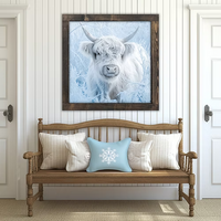 White Ember Canvas Print