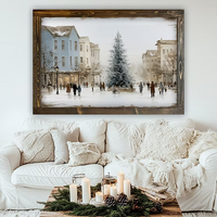 Merrytown Morning Canvas Print