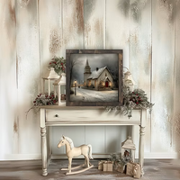 Silent Chapel Night Canvas Print