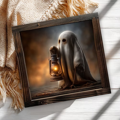 Little Lost Glow Canvas Print