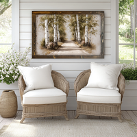 White Trail Canvas Print
