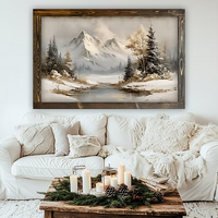 Winter's Fold Canvas Print
