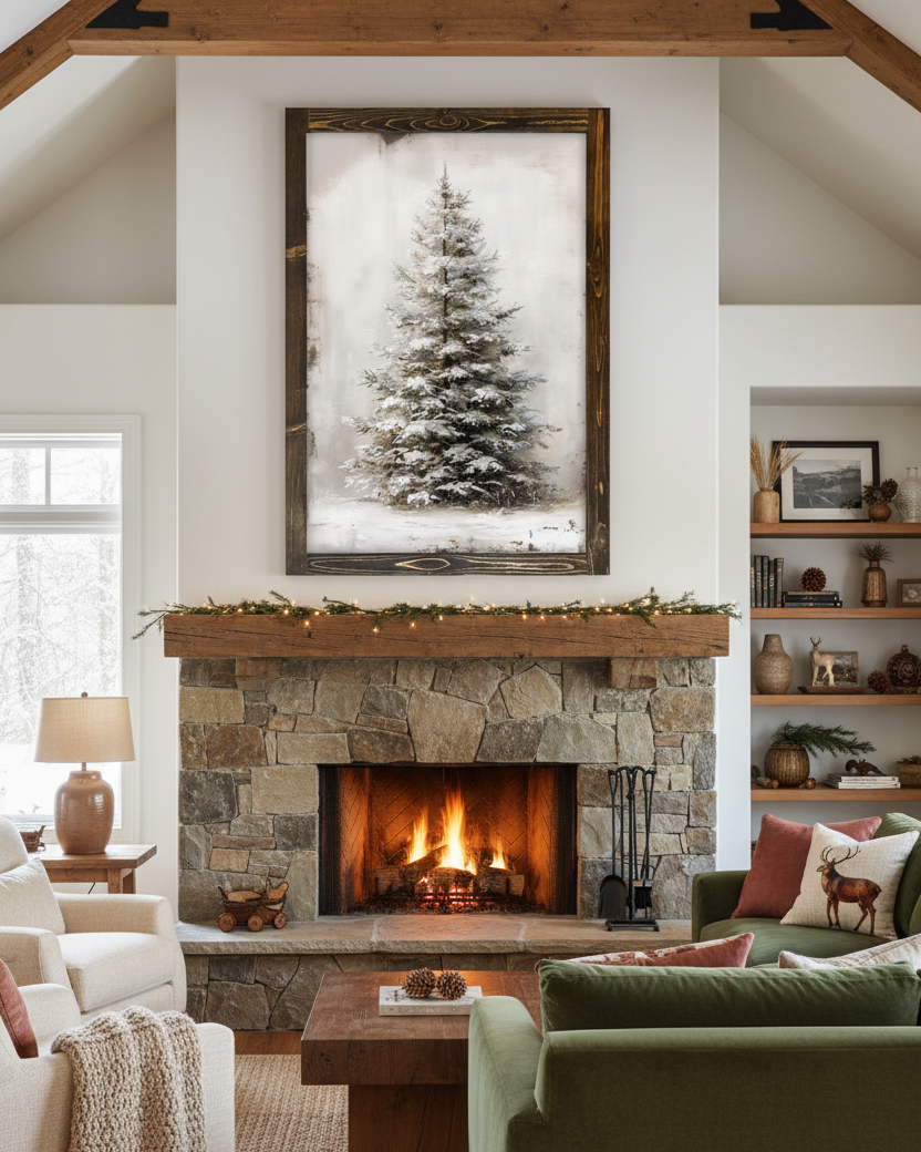 Silent Pine Canvas Print