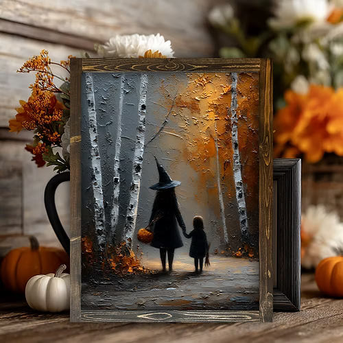 Birchlight Path Canvas Print