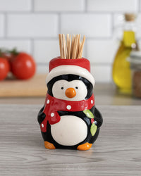 Penguin Toothpick Holder