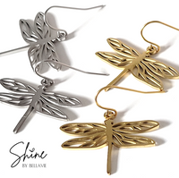 Dragonfly Drop Earrings