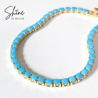 Turquoise Tennis Necklace