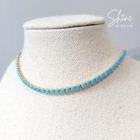 Turquoise Tennis Necklace