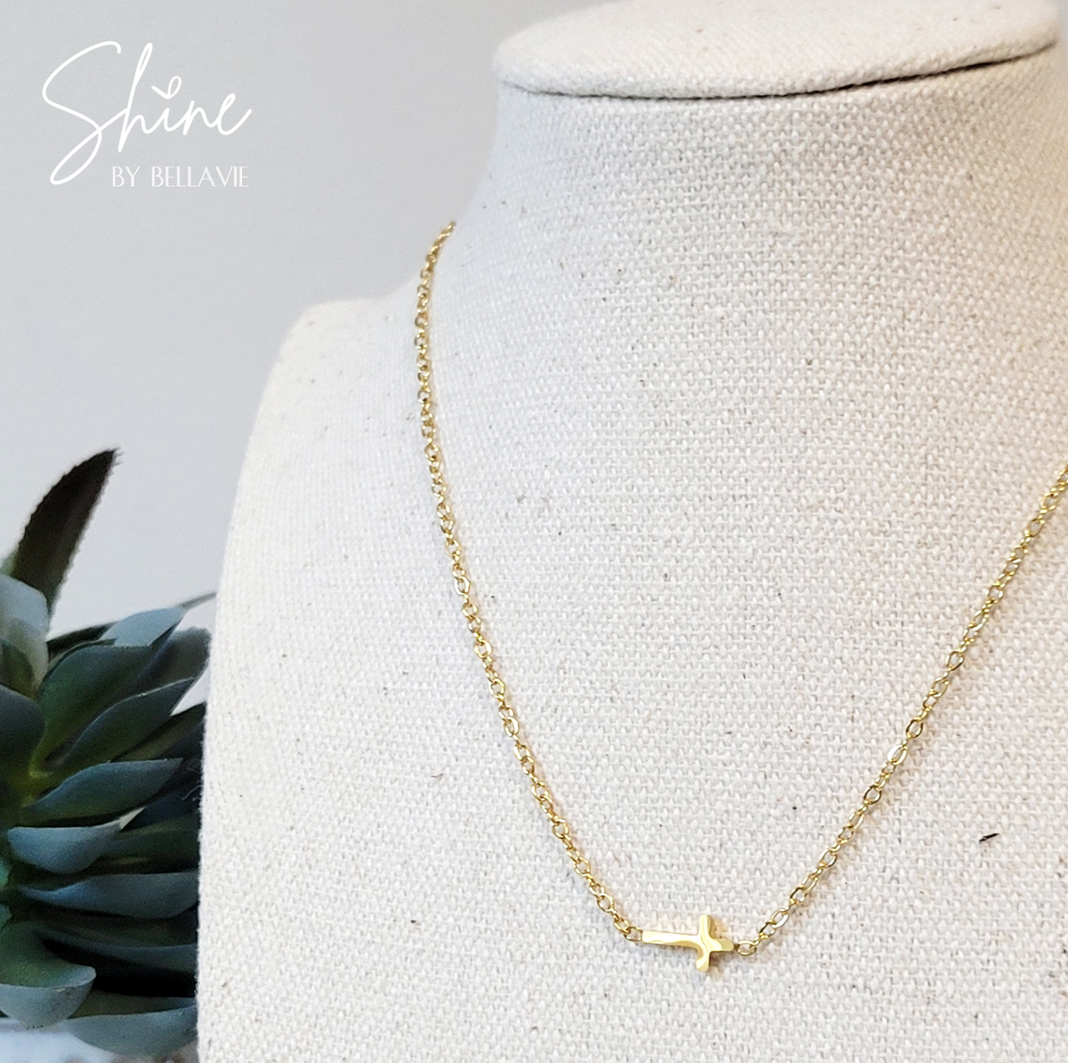 Faith Mini Cross Necklace