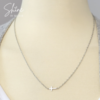 Faith Mini Cross Necklace