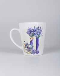 French Lavender Coffee Mugs - Boots and Lavender