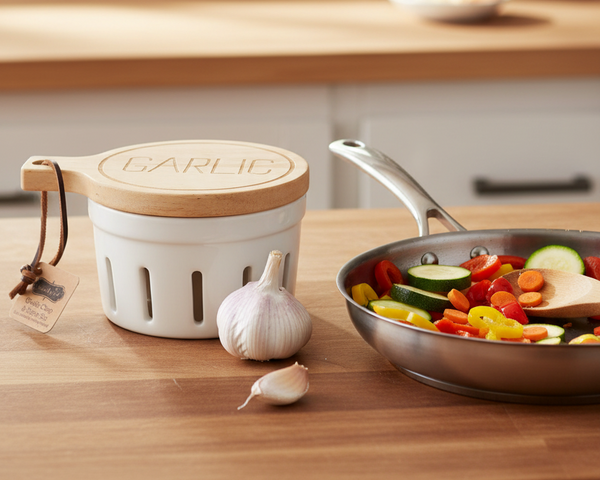 Garlic Chop N Store Set