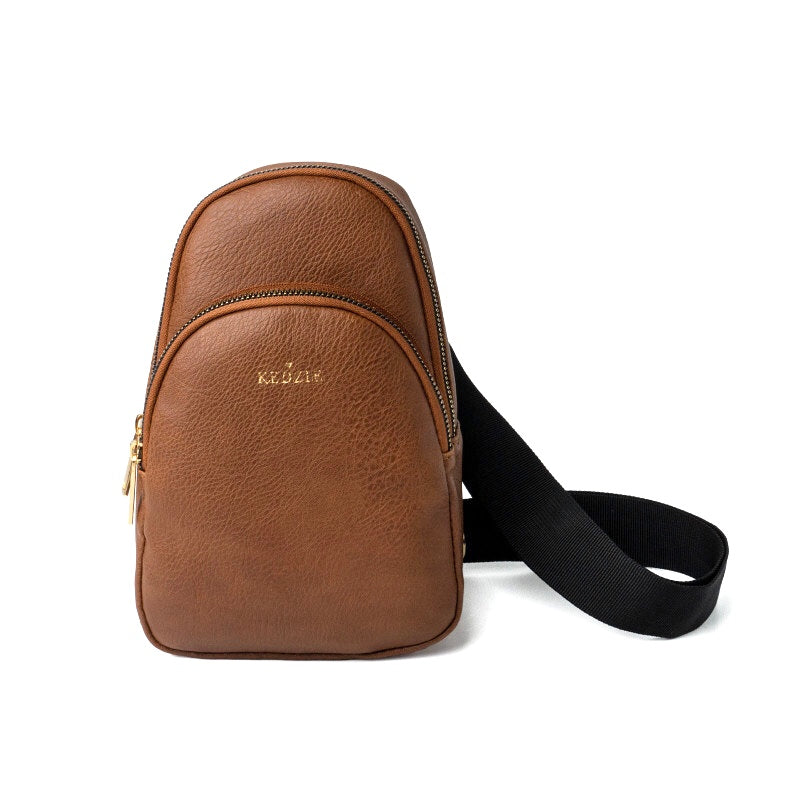 Kedzie Vegan Leather Sunset Sling Bag