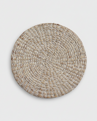 Braided Hyacinth Placemat White