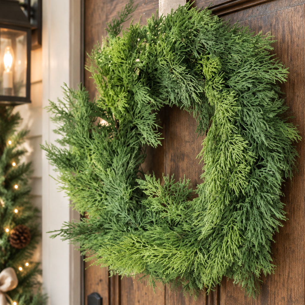 Cedar Wreath Collection Real Touch