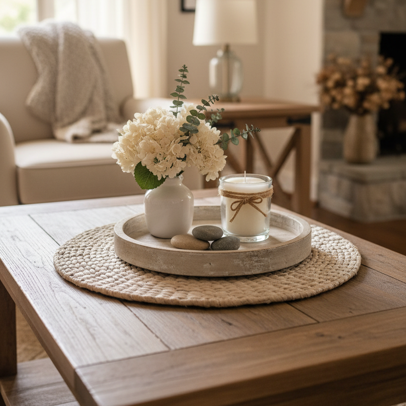 Braided Hyacinth Placemat White