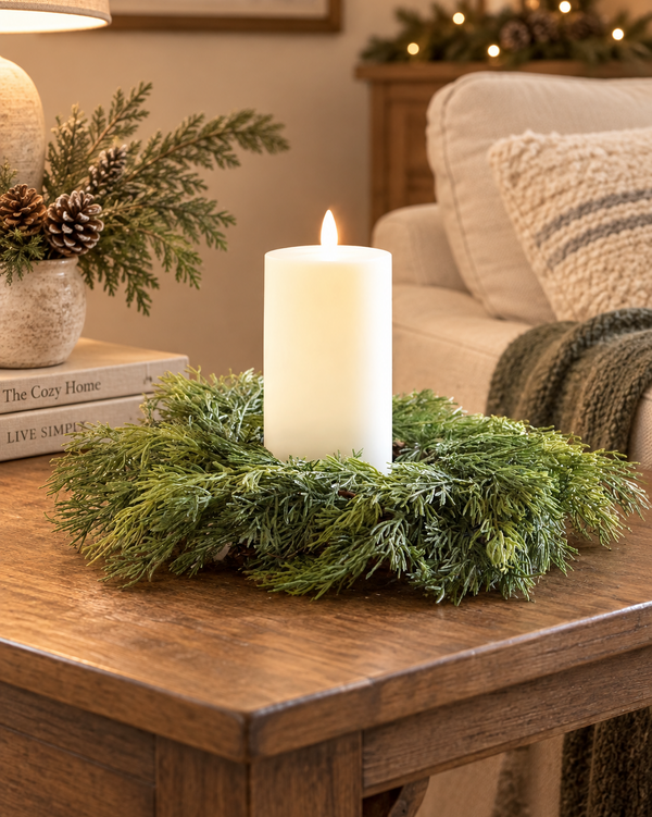 Cedar Wreath Collection Real Touch