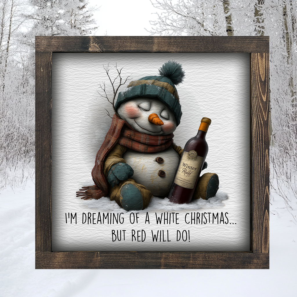 I'm Dreaming Of A White Christmas Canvas Print