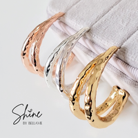 Julian Hammered Hoop Earrings