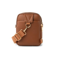 Kedzie Vegan Solstice Convertible Bag Chestnut