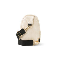 Kedzie Vegan Leather Sunset Sling Bag Shell