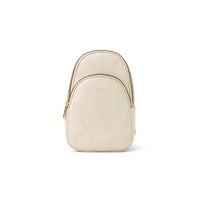 Kedzie Vegan Leather Sunset Sling Bag Shell