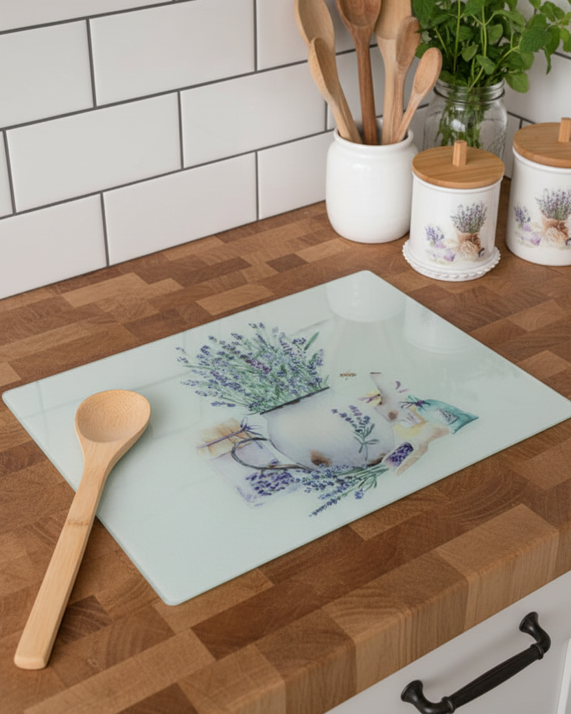 French Lavender Cutting Board