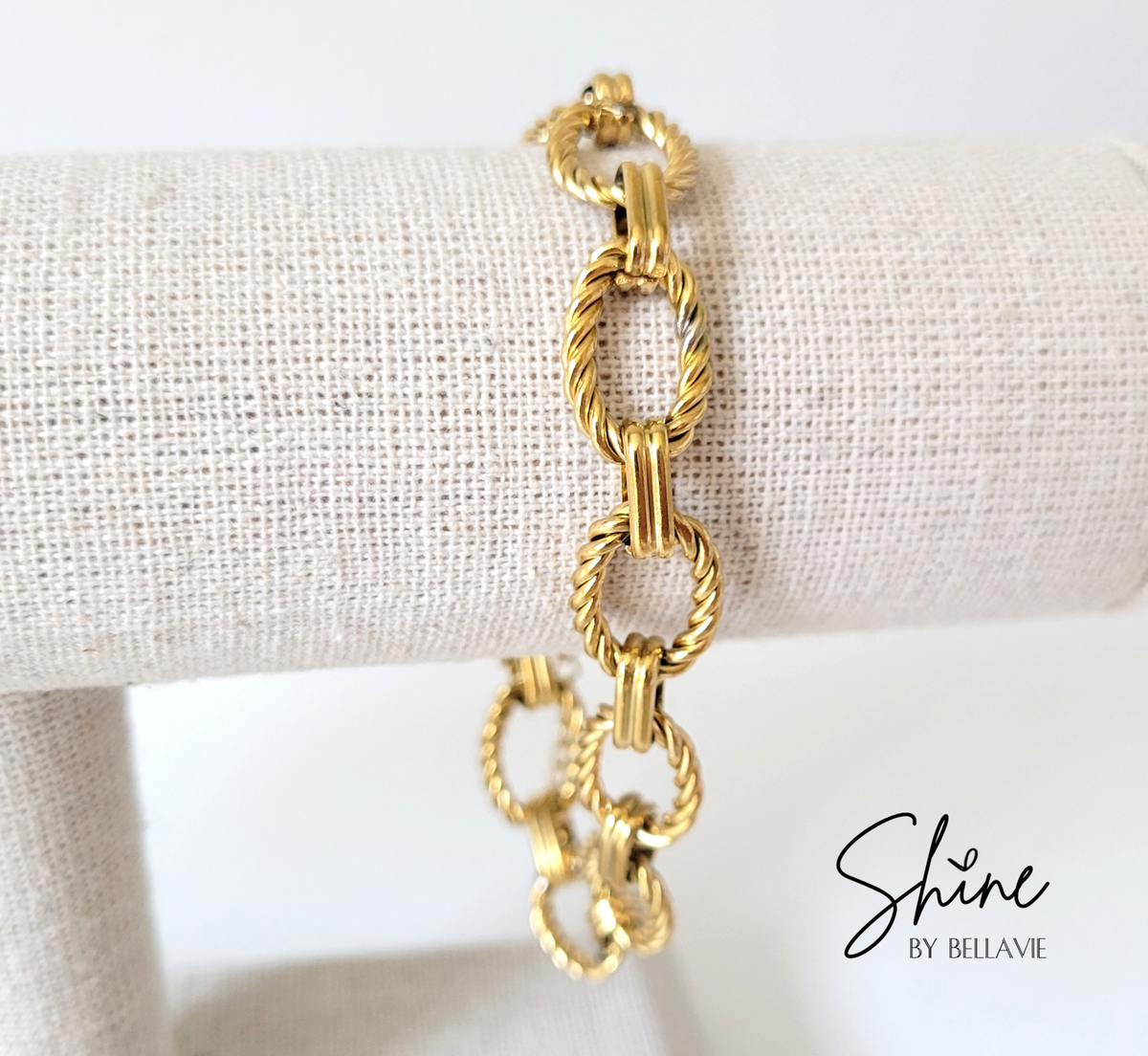Marina Twisted Rope Link Bracelet