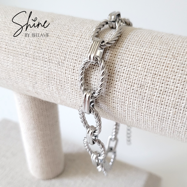 Marina Twisted Rope Link Bracelet
