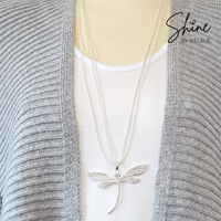 Maya Long Dragonfly Necklace