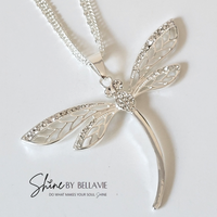 Maya Long Dragonfly Necklace