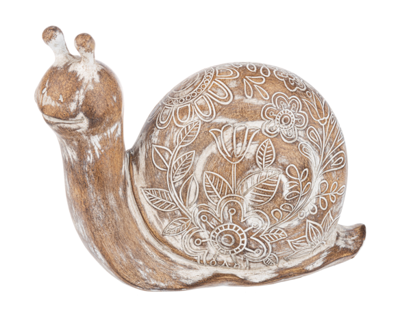 Carved Resin Snail