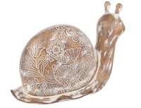 Carved Resin Snail