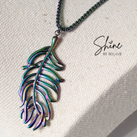 Mika ColourVida Feather Necklace