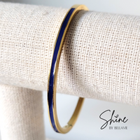 Milano Enamel Hinged Bangle