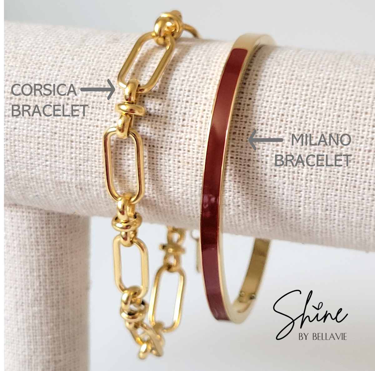 Milano Enamel Hinged Bangle