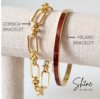 Milano Enamel Hinged Bangle